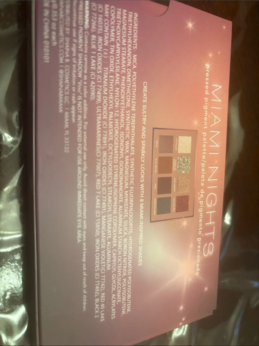 Miami Nights Eyeshadow Palette - Pink